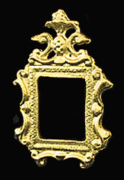 Dollhouse Miniature Gold Frame 1 1/4 X 3/4